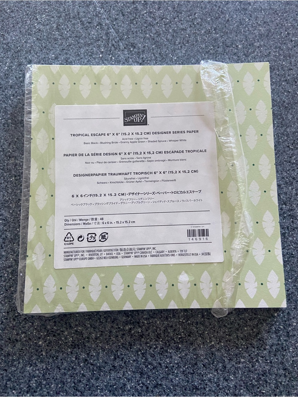 Stampin’ up’ 6x6 reversible paper and two packs of 8 1/2 x 11 cardstock - Picture 4 of 6